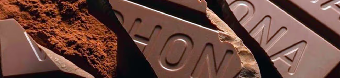 Chocolat Valrhona : choisir le bon chocolat pour cookies et biscuits Chocolats Valrhona noir, lait, blond Dulcey et blanc Opalys en morceaux